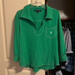 Green Tommy Hilfiger Top L
